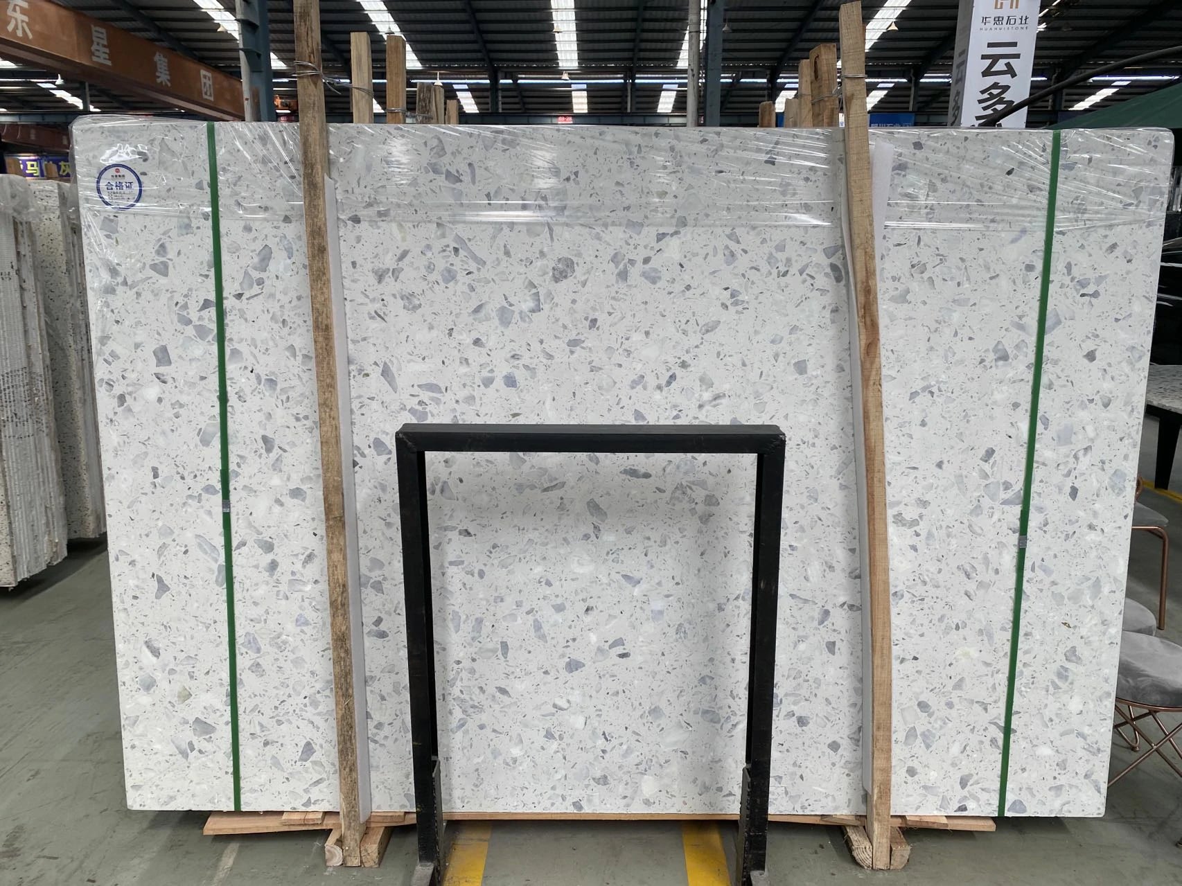 Terrazzo inorganico bianco Kunlun